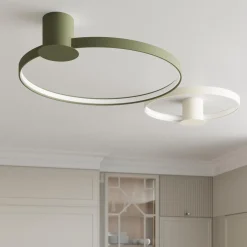 Plafon RIO 55 zielony oliwkowy LED 3000K (TH.389) - Thoro Lighting