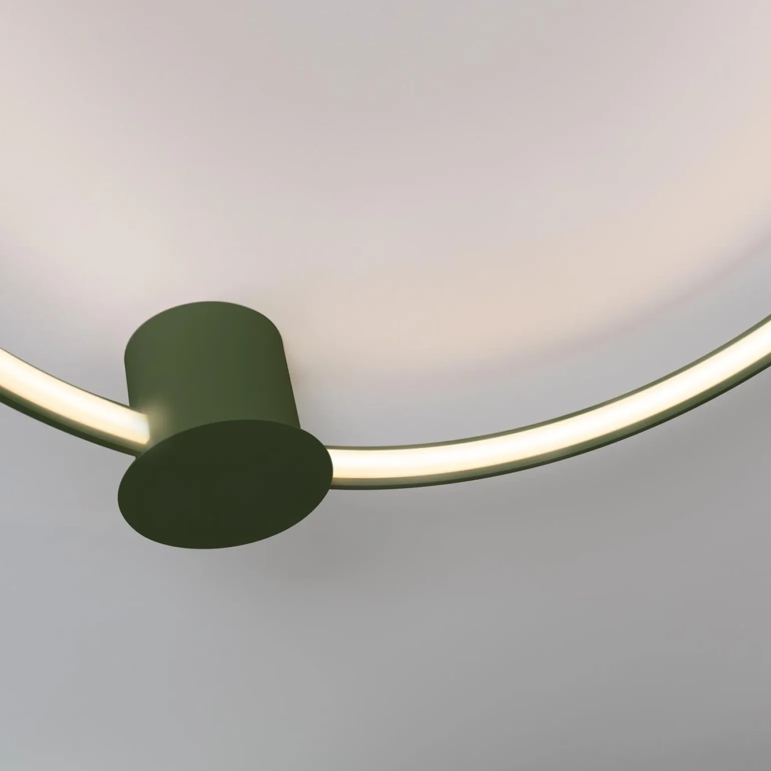 Plafon RIO 55 zielony oliwkowy LED 3000K (TH.389) - Thoro Lighting