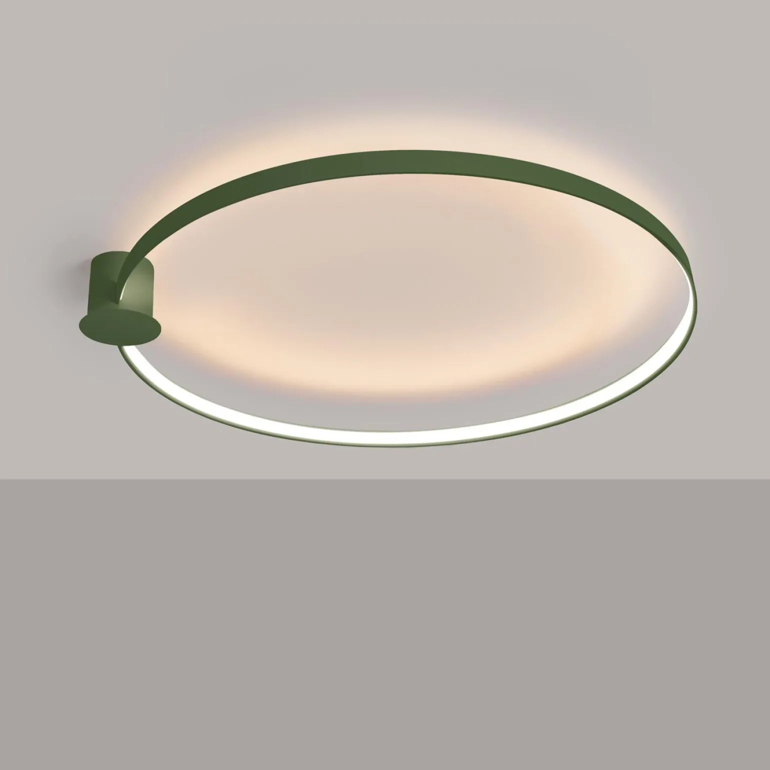 Plafon RIO 110 zielony oliwkowy LED 3000K (TH.391) - Thoro Lighting