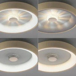 Plafon VERTIGO ceiling light brass matt body (14384-60) - Paul Neuhaus