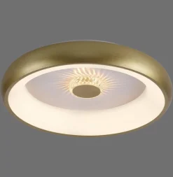 Plafon VERTIGO ceiling light brass matt body (14384-60) - Paul Neuhaus