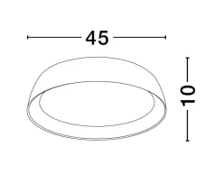 Plafon wewnętrzny CARACOLLO (LE44808) - Luces Exclusivas