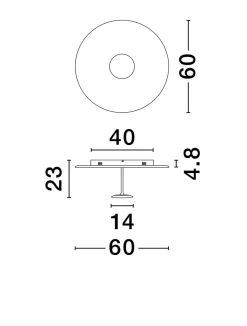 Plafon wewnętrzny COLCHANI (LE44666) - Luces Exclusivas