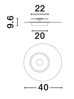 Plafon wewnętrzny HUARAL (LE44441) - Luces Exclusivas