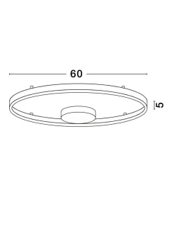 Plafon wewnętrzny SULLANA (LE44871) - Luces Exclusivas