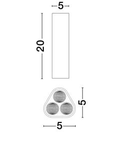 Plafon wewnętrzny TACHIRA (LE44913) - Luces Exclusivas