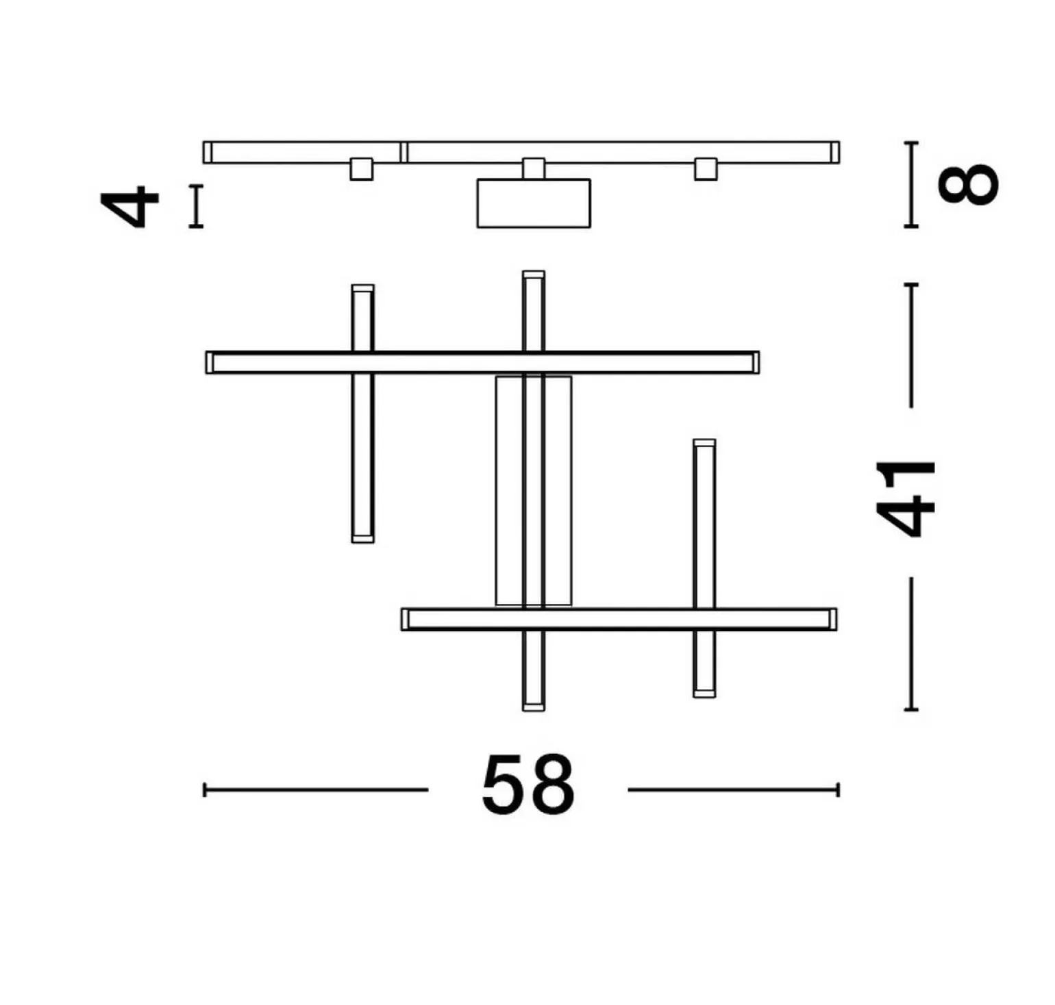 Plafon wewnętrzny TUMBES (LE44475) - Luces Exclusivas