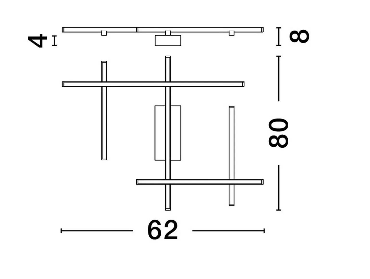 Plafon wewnętrzny TUMBES (LE44476) - Luces Exclusivas
