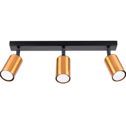 Plafon WINX 3 czarny/miedź (SL.1376) - Sollux Lighting