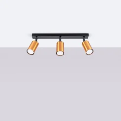 Plafon WINX 3 czarny/miedź (SL.1376) - Sollux Lighting