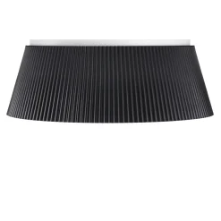 Plafon z efektownym kloszem FRILL LED czarny 45 cm (ST-DL6487-C-BK) - Step into Design