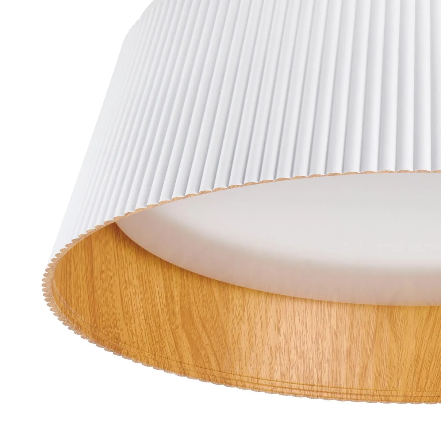 Plafon z efektownym kloszem FRILL LED biały 45 cm (ST-DL6487-C-WH) - Step into Design