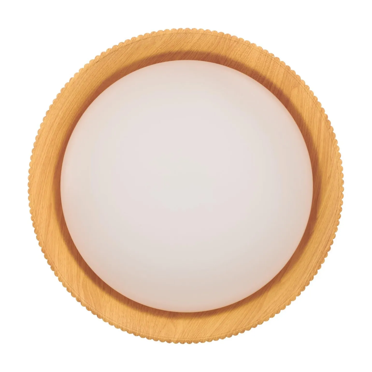 Plafon z efektownym kloszem FRILL LED biały 45 cm (ST-DL6487-C-WH) - Step into Design