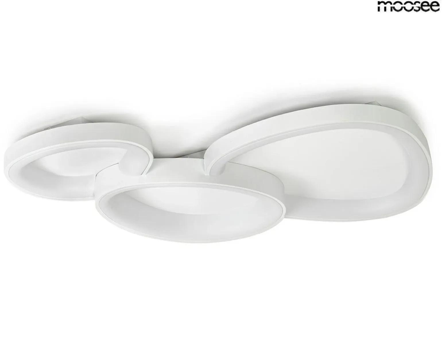 Plafon z pilotem i timerem MOOSEE CELLS 3 biała (MSE1501100501) - Moosee