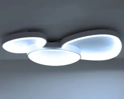 Plafon z pilotem i timerem MOOSEE CELLS 3 biała (MSE1501100501) - Moosee