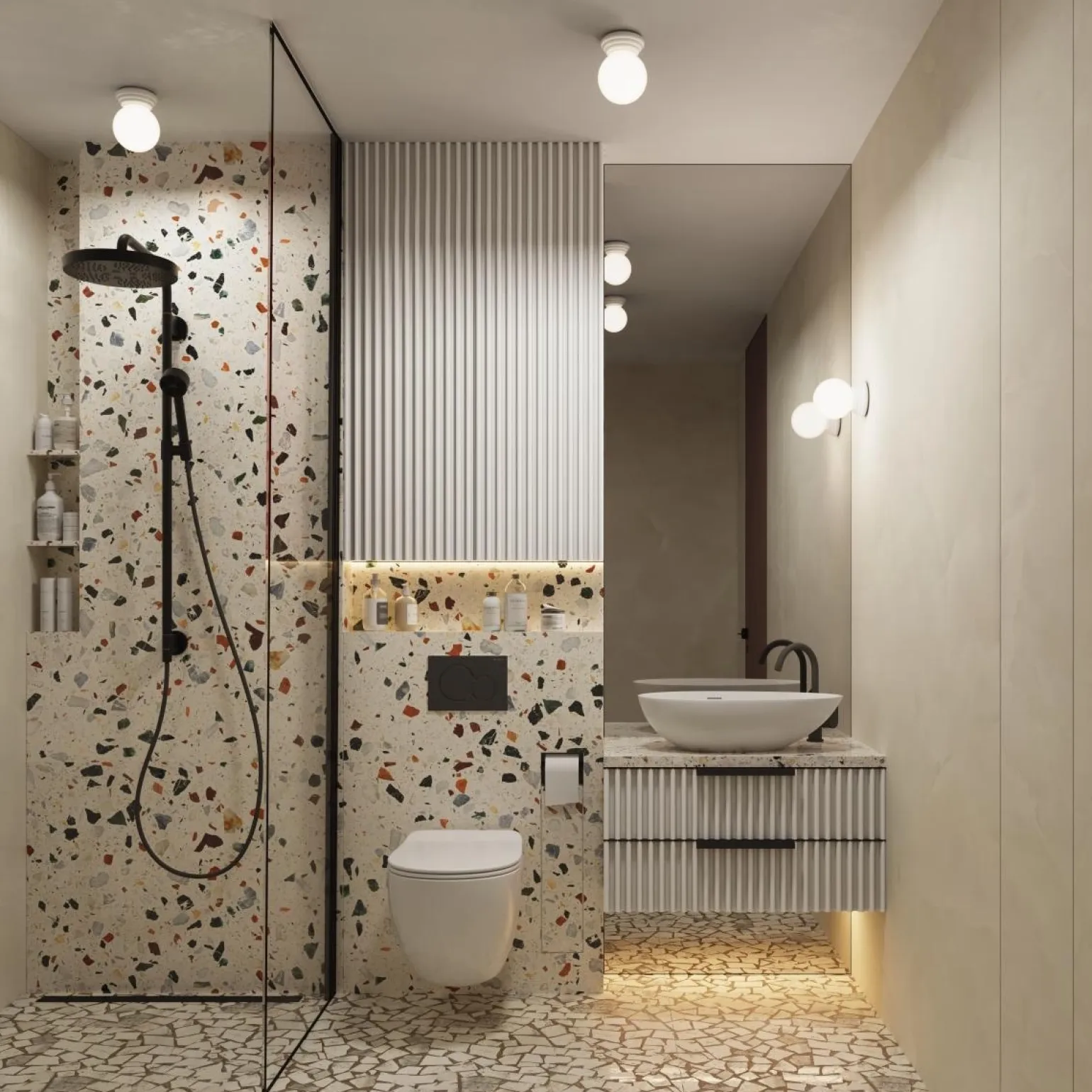 Plafon ZORI biały IP44 (SL.1904) - Sollux Lighting