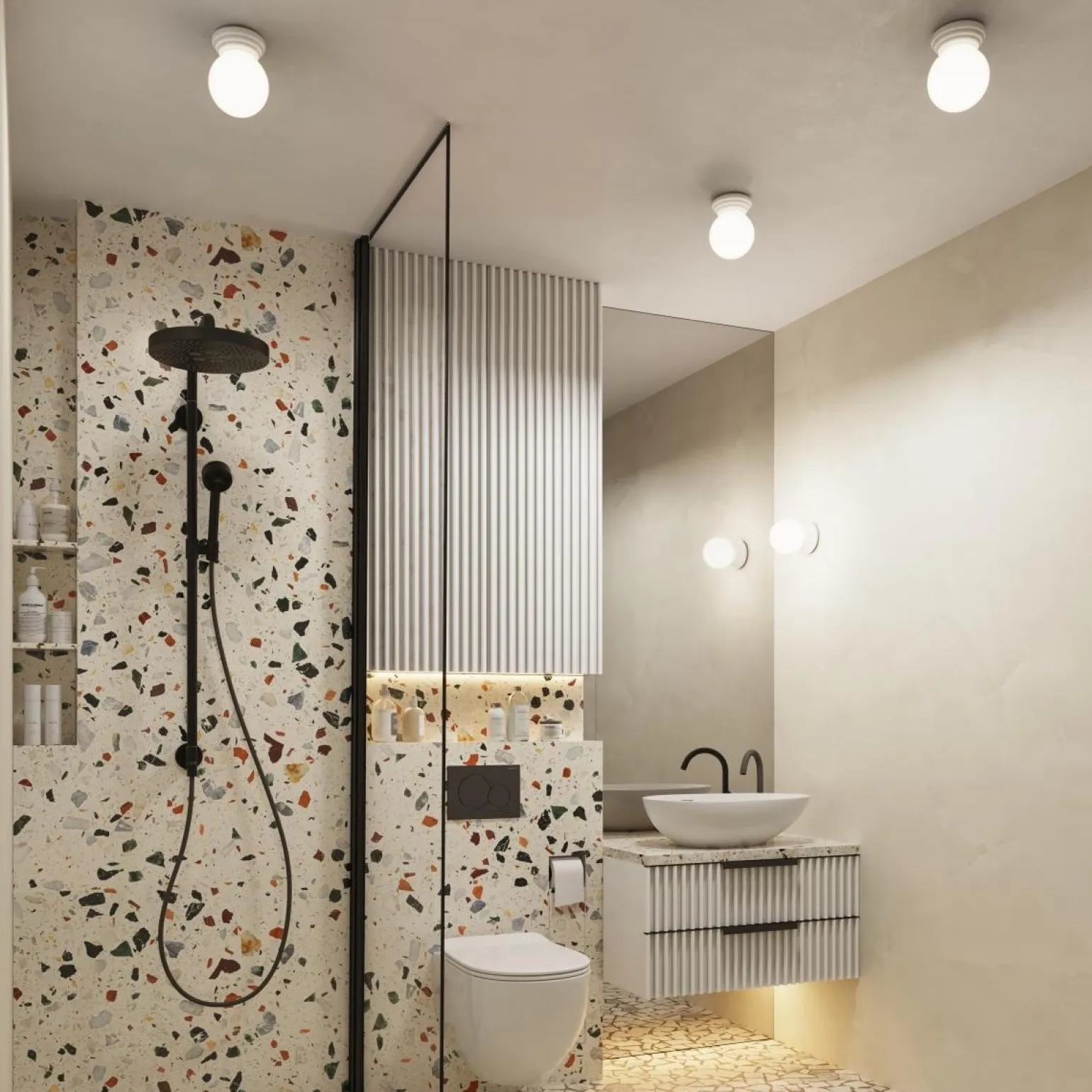 Plafon ZORI biały IP44 (SL.1904) - Sollux Lighting