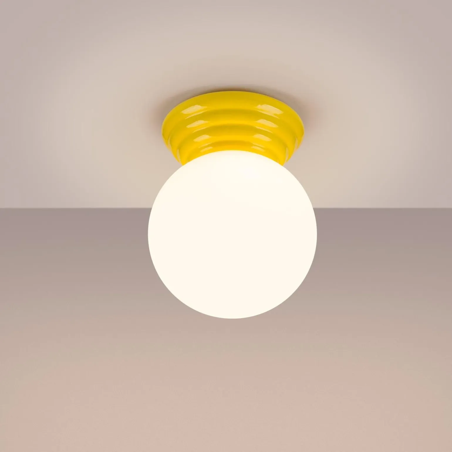 Plafon ZORI żółty IP44 (SL.1898) - Sollux Lighting