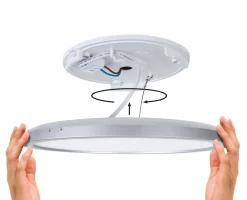 Plafoniera ATRIA SHINE LED Backlight z czujnikiem 22W okrągła 420mm 2300lm 4000K IP44 230V biały / tworzywo sztuczne (PL71185) - PAULMANN