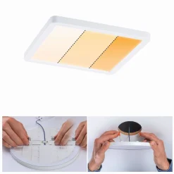 Plafoniera VariFit AREO LED DIM 13W 1200lm 2000-4000K 175x175mm IP44 230V biały matowy / tworzywo sztuczne (PL92993) - PAULMANN