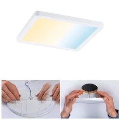 Plafoniera VariFit AREO LED DIM SM Zigbee 13W 1200lm 3000-6500K 175x175mm IP44 230V biały matowy / tworzywo sztuczne (PL93047) - PAULMANN
