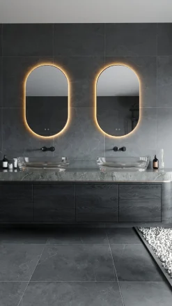 Podświetlane,ściemnialne lustro MAXLIGHT W0388 MIRROR 60x100 cm