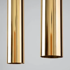Podwójna Lampa Wisząca LAGOS 2 złoty połysk (SL.1241) - Sollux Lighting