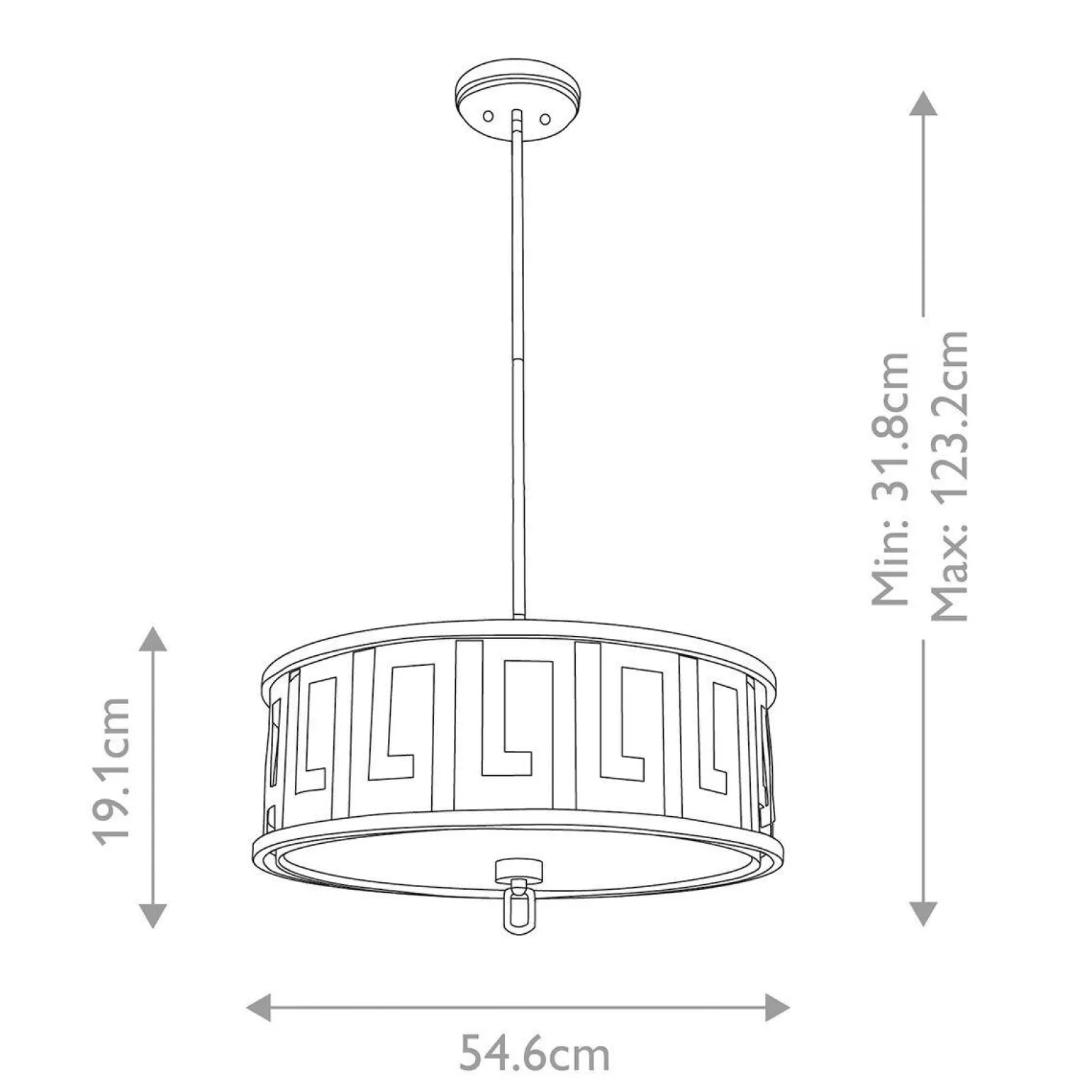 Pojedyncza lampa Lemuria (GN-LEMURIA-P-L) - Elstead Lighting