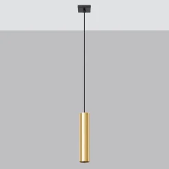 Pojedyncza Lampa Wisząca LAGOS 1 złoty połysk (SL.1200) - Sollux Lighting