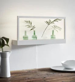 Poświetlana półka kinkiet PABLO XL Wall White (107564) Markslojd