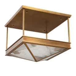 Półplafon Cairo - 4 źródła światła - Vintage mosiądz (QN-CAIRO-SF-VBS-CR) - Quintiesse