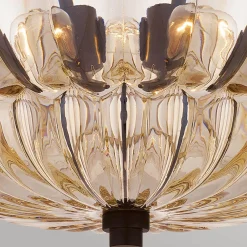 Półplafon Whitecap - 4 źródła światła - Kakaowy brąz (QZ-WHITECAP-SF-M) - Elstead Lighting