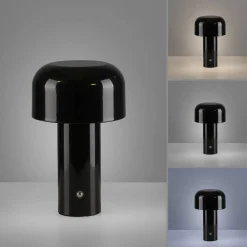 Przenośna, ładowalna lampa AGNES czarna (19190-18) - Paul Neuhaus