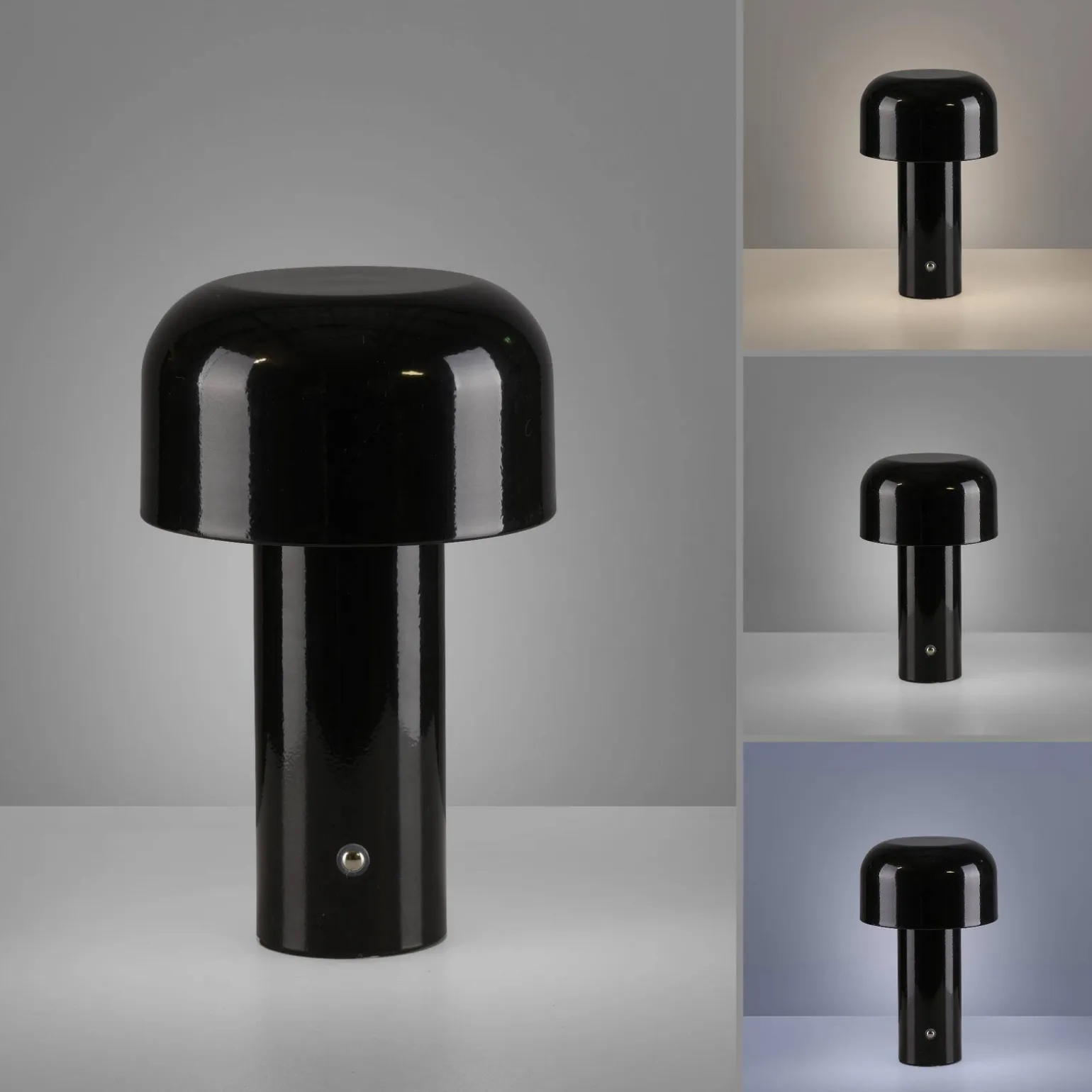 Przenośna, ładowalna lampa AGNES czarna (19190-18) - Paul Neuhaus