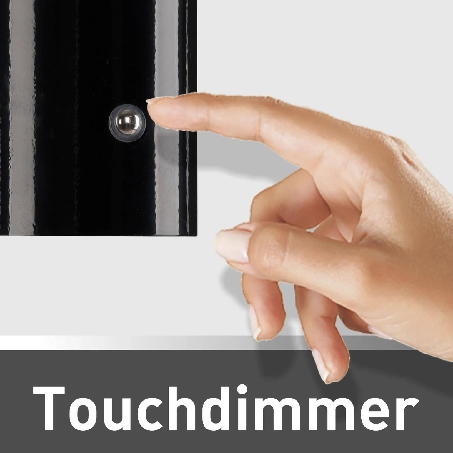 Przenośna, ładowalna lampa AGNES czarna (19190-18) - Paul Neuhaus