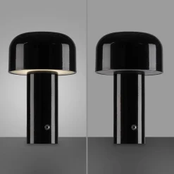 Przenośna, ładowalna lampa AGNES czarna (19190-18) - Paul Neuhaus