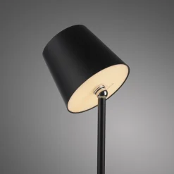 Przenośna, ładowana lampa stołowa BOTERIA CZARNY (19251-18) - Paul Neuhaus