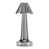 Przenośna lampa z dotykowym włącznikiem TAVOLO B srebrna 22 cm (ST-8127T/B SILVER) - Step into Design