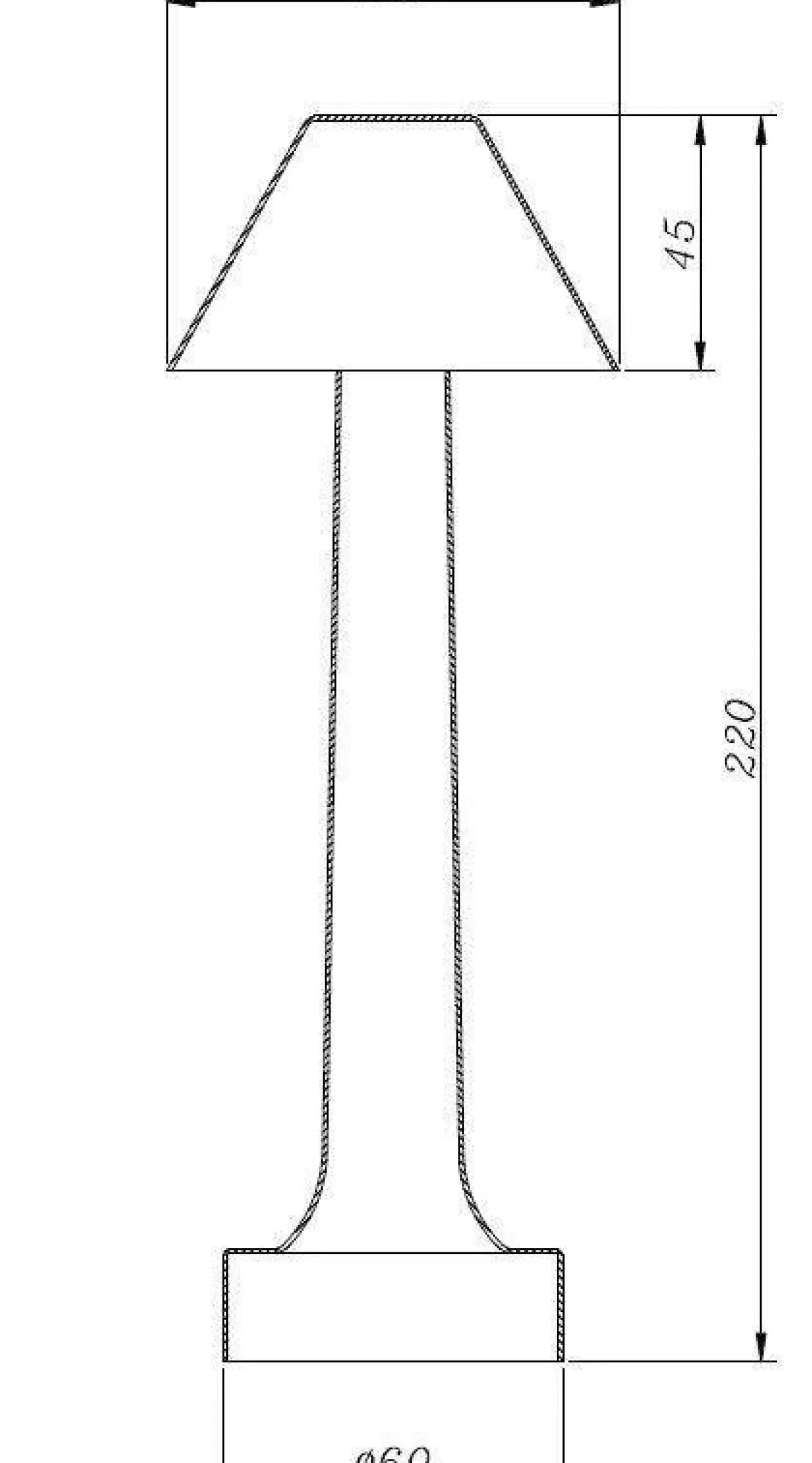 Przenośna lampa z dotykowym włącznikiem TAVOLO B złota 22 cm (ST-8127T/B GOLD) - Step into Design