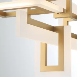 Średnia lampa wyspowa Inizio - Szczotkowane złoto (QN-INIZIO-LP-M-BG) - Quintiesse