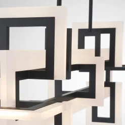 Średnia lampa wyspowa Inizio - Matowa czerń (QN-INIZIO-LP-M-BK) - Quintiesse