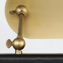 Średnia obrazówka LED Valise Picture - Vintage mosiądz, skóra smokingowa (QN-VALISE-PL-M-VBS-TL) - Quintiesse