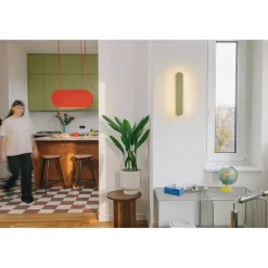 RIFLO W D oliwkowa lampa ścienna / kinkiet z regulowanymi reflektorami (RIWD614002) - Ummo