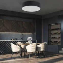 RONDO BLACK LAMPA SUFITOWA 3 PŁ 500 (3335) - TK Lighting