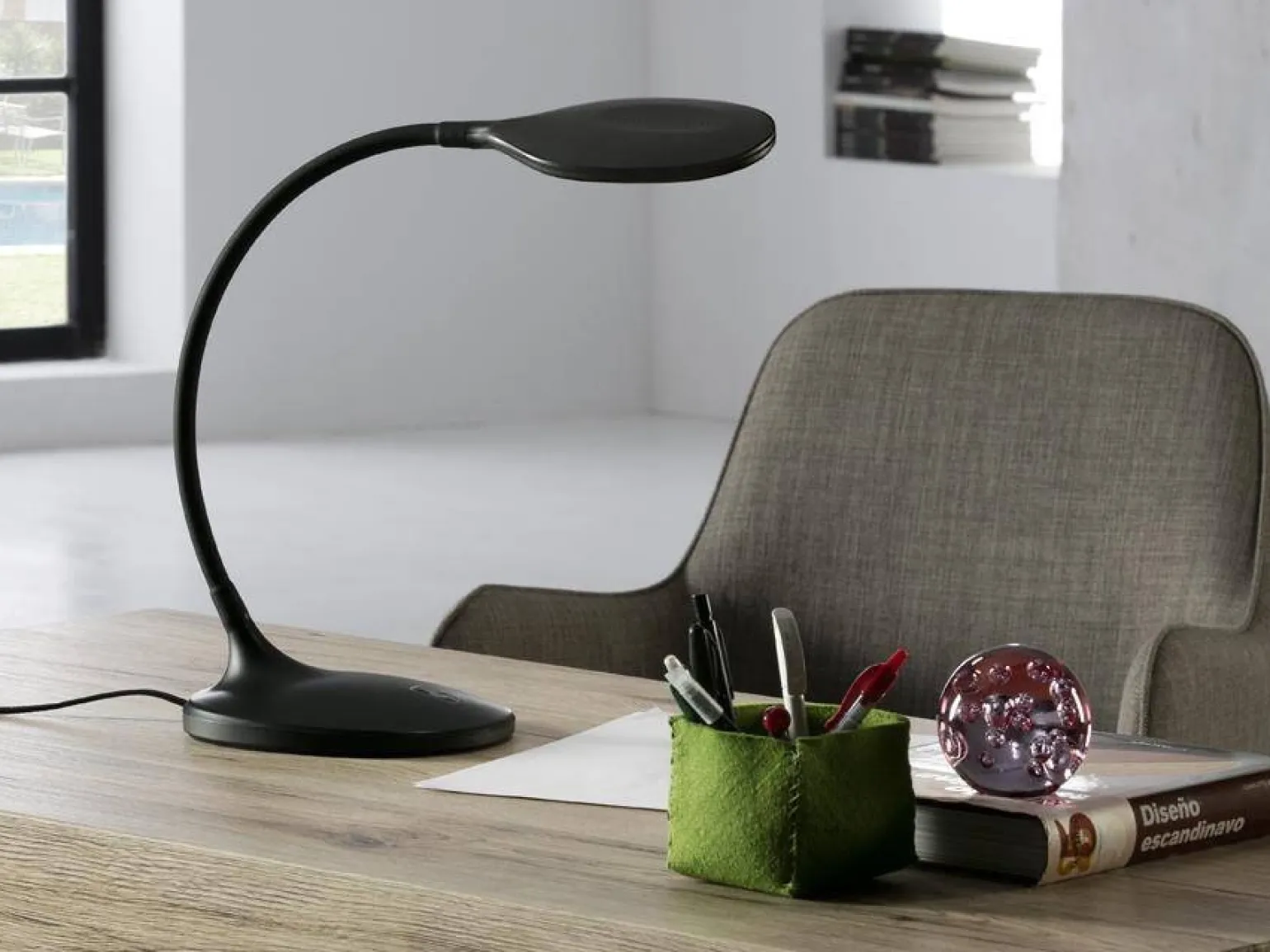 Scoop lampa stołowa 1 L (552764) - Schuller