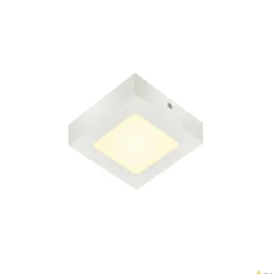 SENSER 12, lampa sufitowa natynkowa LED indoor, kwadratowa, kolor biały, 3000K (1003017) - SLV