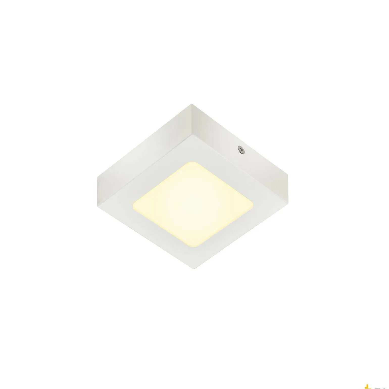 SENSER 12, lampa sufitowa natynkowa LED indoor, kwadratowa, kolor biały, 3000K (1003017) - SLV