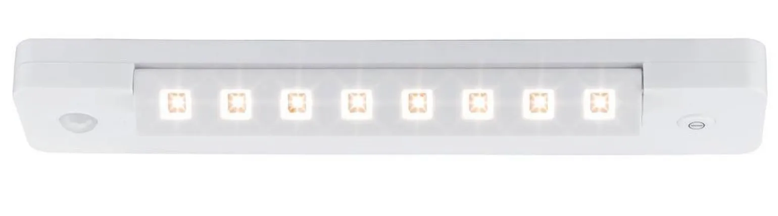 SmartLight oprawa szafkowa z czujnikiem IR 25cm LED 3x1,5V AA Chrom Mat plastik (PL70638) - PAULMANN