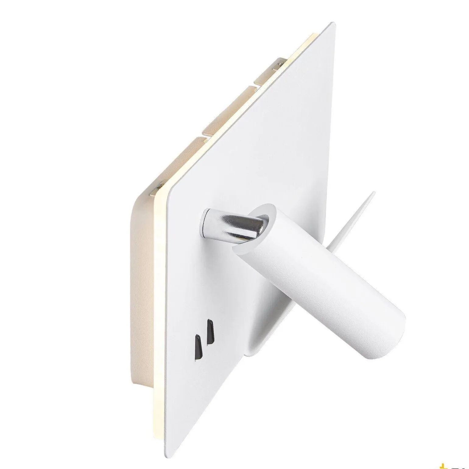 SOMNILA SPOT, lampa ścienna natynkowa LED indoor, 3000K, kolor biały, wersja prawa, ze złączem USB (1003458) - SLV