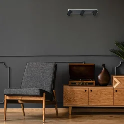 Spot Parma 3 3xGU10 + LED CCT czarny (LP-0612/3WS BK) - Light Prestige